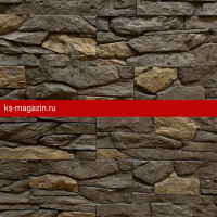 Фиброцементная панель Каньон Сланец с замком цвет 74