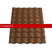 Композитная черепица Metrotile (Метротайл) Аквапан (Терракот) /лист/