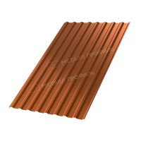 Профлист МЕТАЛЛ ПРОФИЛЬ МП-20x1100-B (AGNETA_Д-03-Copper-0,5)
