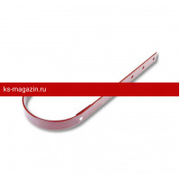 Держатель желоба длинный Металл Профиль Престиж 125/100 (P363, вишня) /1 шт/