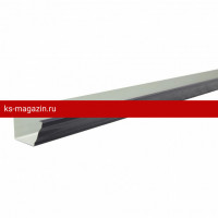 Желоб прямоугольный 127мм 3м Grand Line (Гранд Лайн) Vortex 127/102 (RAL 7024) /1 шт/