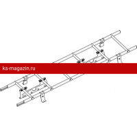 Лестница кровельная ROOFsystems ELITE ZN400 1,8м Фальц RAL 9005
