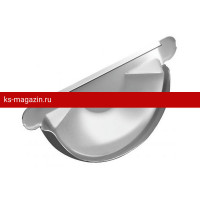 Заглушка Grand Line (Гранд Лайн) 90/125 (RAL 9003) /1 шт/