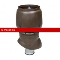Vilpe (Вилпе) XL- 160/300/500 вентиляционный вых.с колпаком (Коричневый) /1 шт/