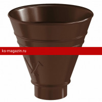 AS PUrus MATT 125/90 Воронка водосборная круглая, 1 шт/уп., RAL 8017