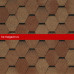 Гибкая черепица Tegola Veneto UNICA Terracotta 206 2.86м2