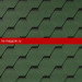 QUIET TILE Гибкая черепица Shadow Нефрит 3м2