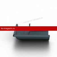 Угол желоба наружный Металл Профиль 125/100 Foramina Freeze (Grey) /1 шт/