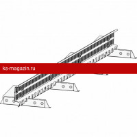 Снегозадержатель ROOFsystems PRESTIGE решетчатый, 2,5м ФАЛЬЦ RAL 8004