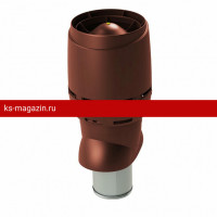 Vilpe (Вилпе) FLOW XL- 200/ИЗ/500 вент. выход с колпаком (Красный) /1 шт/