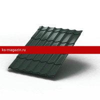 Металлочерепица МеталлПрофиль Ламонтерра-X (PURETAN-20-RR11-0.5) /1 кв.м./