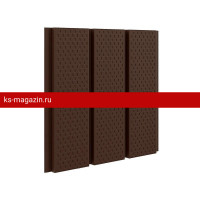 Софит с полной перфорацией Aquasystem (Аквасистем) 303х2400мм ПЭ RAL8017Matt /1 шт/