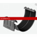 Docke STAL PREMIUM MATT 125/90 мм Соединитель желобов Графит RAL7024