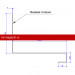 Планка примыкания нижняя к трубе FASTCLICK 150х200х2000 (VikingMP E-20-8004-0.5)