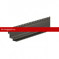 Угол сайдинга Aquasystem (Аквасистем) 50х50 внутренний L=3м PU MATT (RR 32) Фактурн. /1 шт/