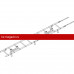 Лестница кровельная ROOFsystems PRESTIGE ZN400 3м NEXT Фальц RAL 8004