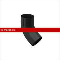 Galeco (Галеко) STAL 152/90 Колено 60гр. (RAL 9005) half matt /1 шт/