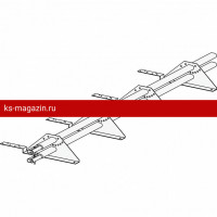 Снегозадержатель ROOFsystems PRESTIGE ZN 45*25 (овал), 3м NEXT ФАЛЬЦ 4 опоры Т-обр. RAL 8017