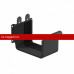 Galeco (Галеко) STAL2 125/80 Соединитель желоба Черный RAL 9005 (RR33) /1 шт/