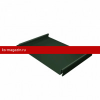 Фальцевая кровля Grand Line (Гранд Лайн) Кликфальц 0,5 GreenCoat Pural Matt с пленкой на замках (RR 11) 1 кв.м.
