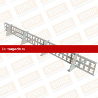 Снегозадержатель решетчатый Borge 2,5м, для черепичной кровли, цинк