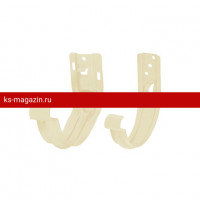 Крюк крепления желоба универсальный Aquasystem (Аквасистем) PU 150/100 (RAL 1014) /1 шт/