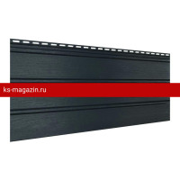 Софит UPLAST (Ю-пласт) сплошной (Графитовый) (под заказ) /1 шт/