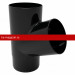 GLC PVC 152/100 Тройник трубы, антрацит RAL 9005