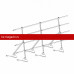 Ограждение ROOFsystems PRESTIGE ZN H-1200/3,0м 4 трубы Натур RAL3005