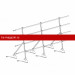 Ограждение ROOFsystems PRESTIGE ZN H-1200/3,0м 4 трубы Натур RAL3005
