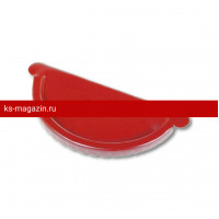 Заглушка желоба Металл Профиль Престиж 150/100 (P363, вишня) /1 шт/