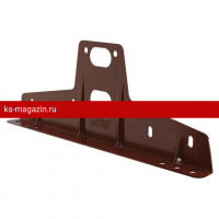 Универсальный кронштейн Borge, для натуральной черепицы, коричневый (RAL 8017)