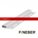 Финишная планка FineBer (Файнбер) Classic Color 3,66м (Белый) /1 шт/
