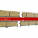 Ю-Пласт Сайдинг STONE-HOUSE Кирпич Песочный с декорированным швом 0,23 *3,025м (1уп=10 шт/6,95м2)под заказ
