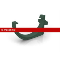 125/90 RUPLAST Кронштейн желоба металлический, зеленый 6005
