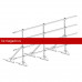 Ограждение ROOFsystems PRESTIGE ZN H-1200/3,0м 4 трубы Композит RAL8017