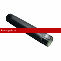 Труба круглая соединительная Optima 100мм 1м RAL 7024