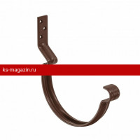 Aquasystem PUrus 150/100 Крюк желоба короткий регулируемый с компл. крепления , RAL 8017