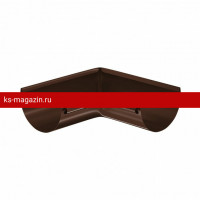 Aquasystem PUrus 125/90 Угол желоба 90 внутренний RAL 8017