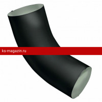 Колено 60 град Optima Matt 90мм RAL 9005