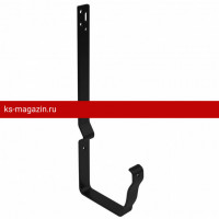Крюк длинный полоса Matt 127мм Grand Line (Гранд Лайн) Vortex Matt 127/102 (RAL 9005) /1 шт/