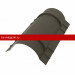 Конёк полукруглый R90мм 1.97мм Crown BT Matt 0,5мм RR32