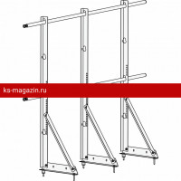 Ограждение ROOFsystems ECONOM d-25 (круг) H-1200/3,0м универ ТУ RAL3005