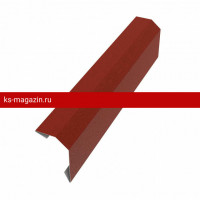 Примыкание в штробу 40х18 L=2м РЕ RAL 3009 (Фартук S6 mini new) /1 шт/