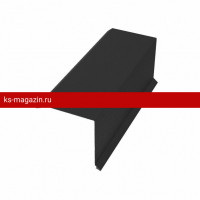 Торцевая планка наружная 100х100х2000мм PE Matt 0,5мм Zn140 RAL9005