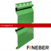 Сайдинг FineBer (Файнбер) Standart Extra Acrylic 3,66м (Зеленый) /панель/