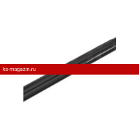 Труба снегозадержателя 25х45 мм Borge 1,5 м, Черный (RAL 9005)
