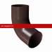 Отвод трубы Docke (Дёке) STAL PREMIUM 125/90 (Шоколад RAL8019) /1 шт/