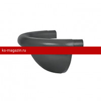 Заглушка желоба полукруглая Aquasystem (Аквасистем) PU MATT 150/100 (RR 23) /1 шт/