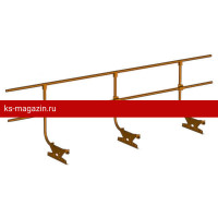 Ограждение кровельное Borge H-60см, 3м, для фальцевой кровли, терракотовый (RAL 8004)